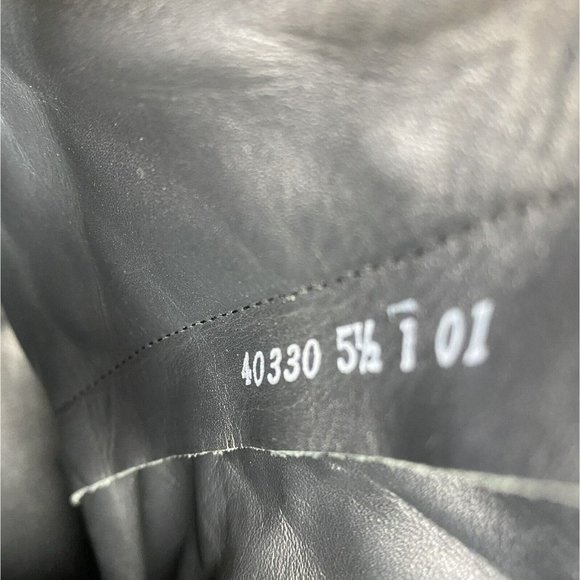 Paul Green Boots Leather Ankle Moto Gray Side Zip Women US 7.5 UK 5.5 Steampunk - Picture 10 of 10